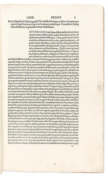 Josephus, Flavius (37-c. 100 CE) Periocha Viginti Librori Antiquitatis Iudaicae. [Latin Works].